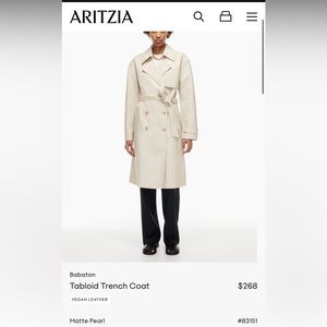Aritzia Babaton Tabloid Coat size xxs Sold out online